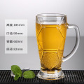 Factory Wholesale 400ml 600ml Glass Football Beer Cup Glass Shaped Football Cup New Products Can Be Customized